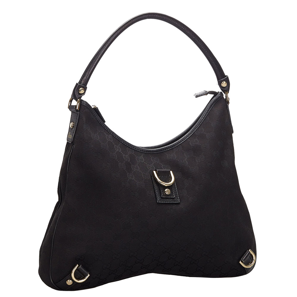 

Gucci Black GG Canvas Abbey Shoulder Bag