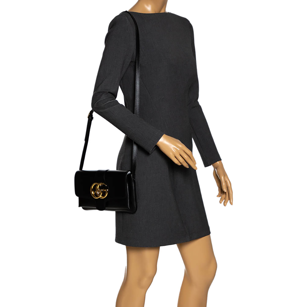 

Gucci Black Leather Arli Small Shoulder Bag