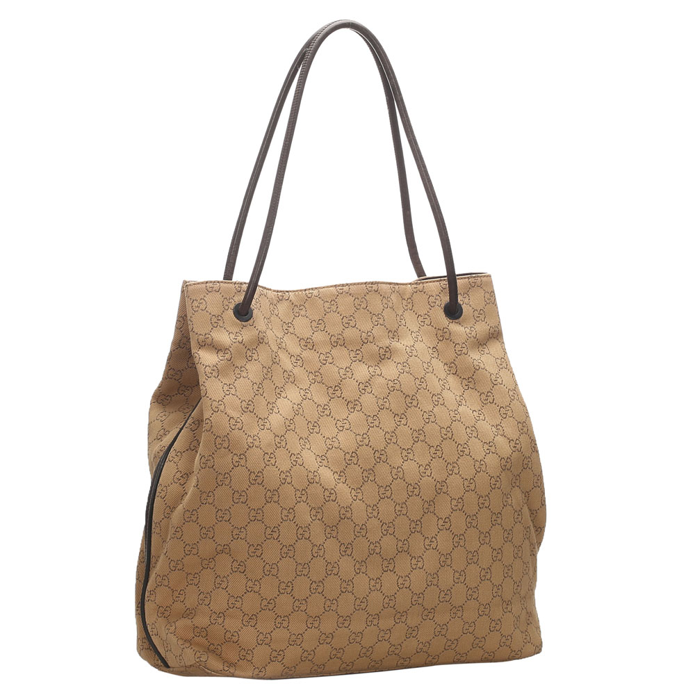 

Gucci Brown GG Canvas Gifford Tote Bag
