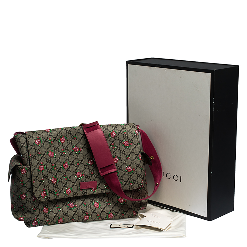 Gucci strawberry 2024 diaper bag