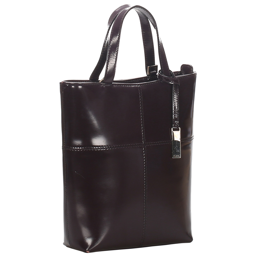 

Gucci Brown Leather Tote Bag