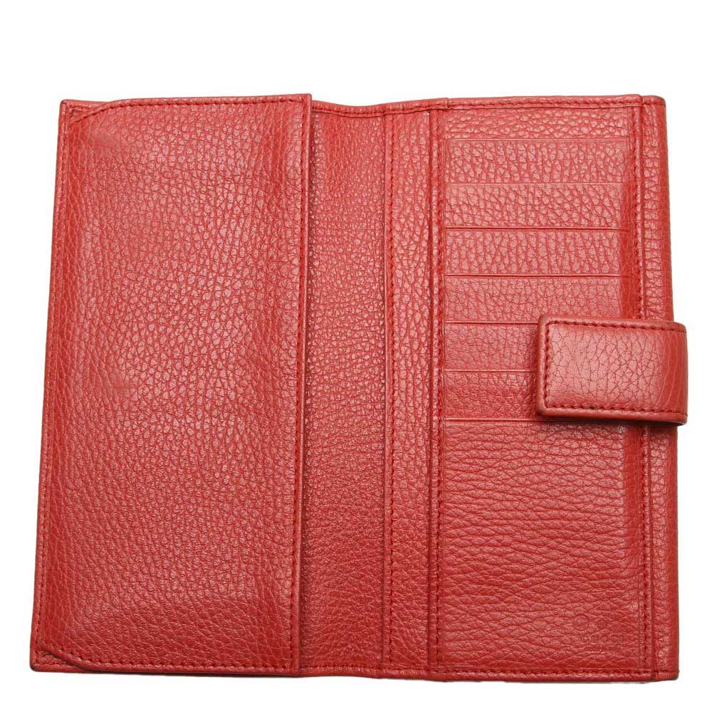 

Gucci Red Leather Blondie Continental Wallet