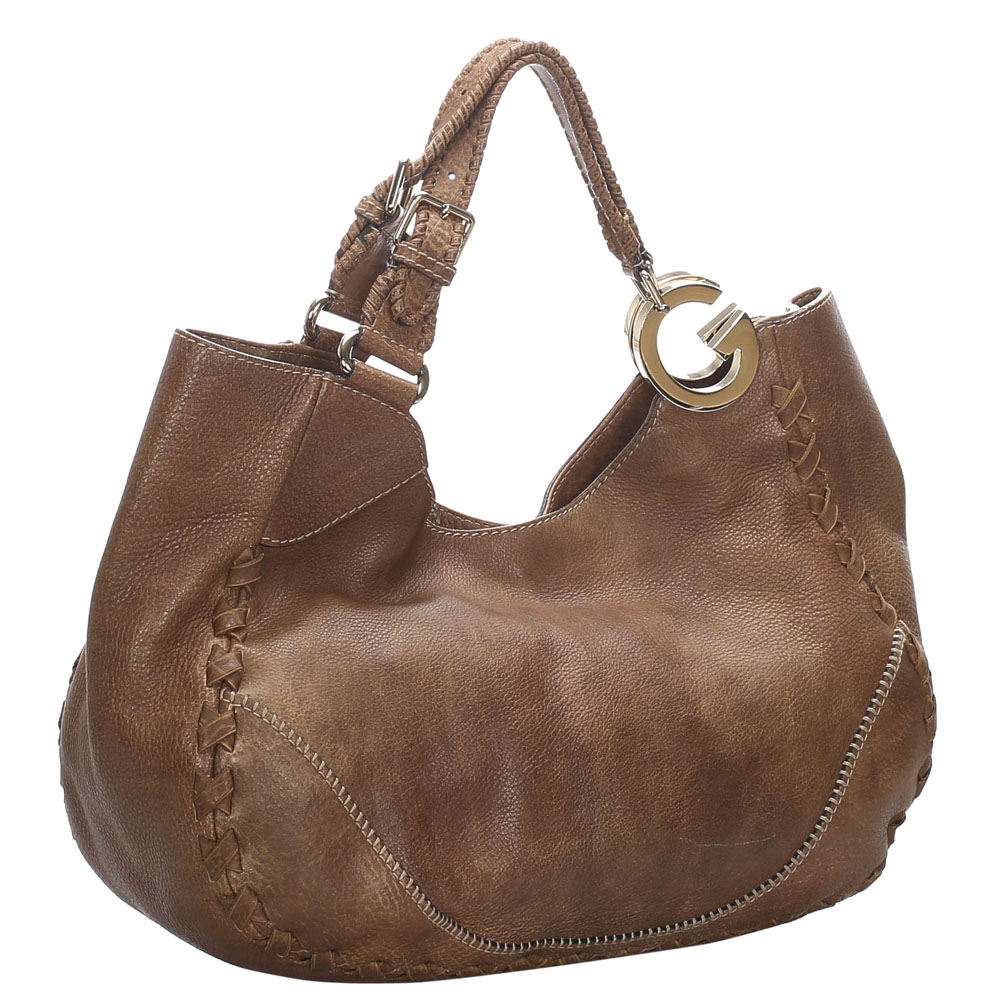 

Gucci Brown Leather Charlotte Tote Bag