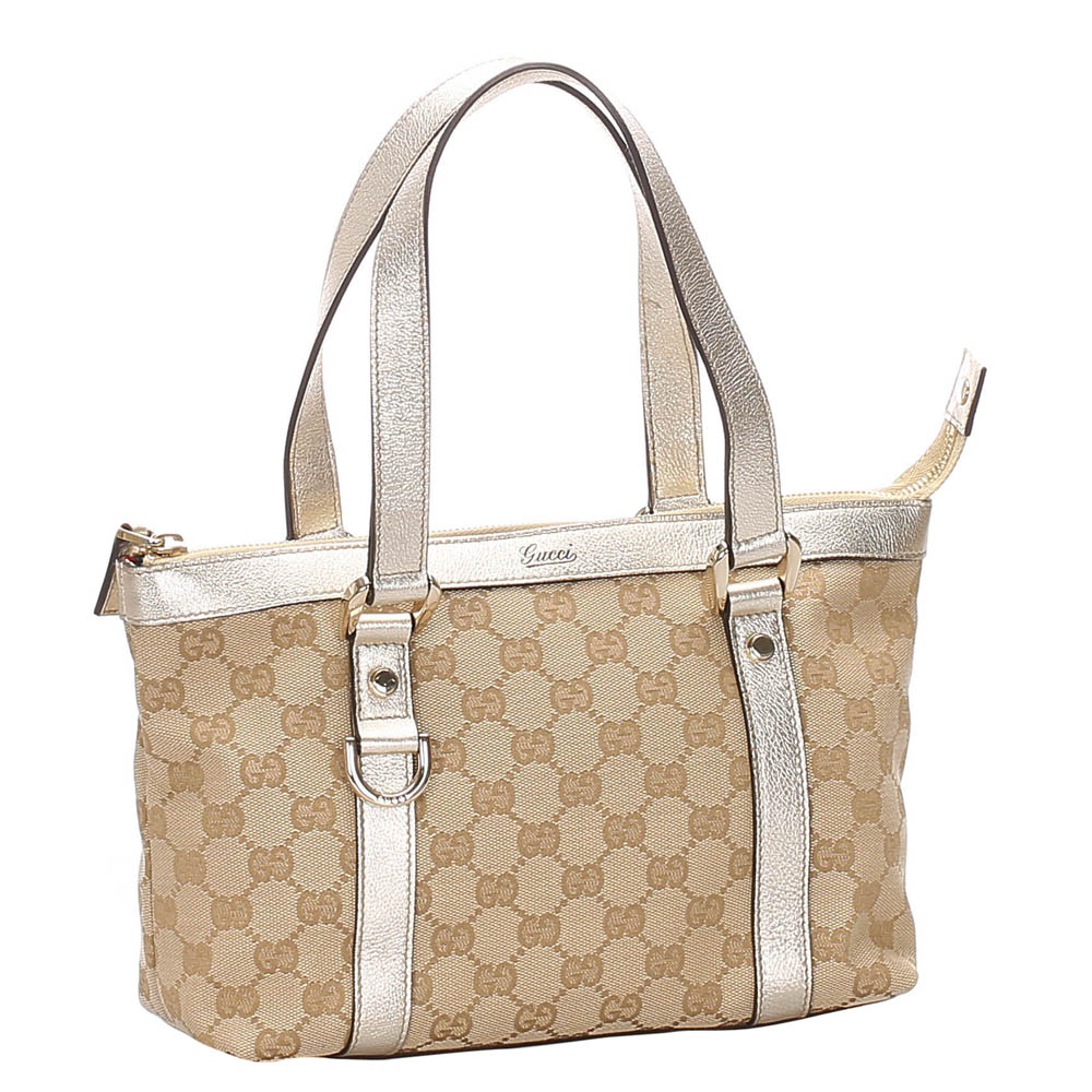 

Gucci Brown/Light Brown GG Canvas Tote Bag