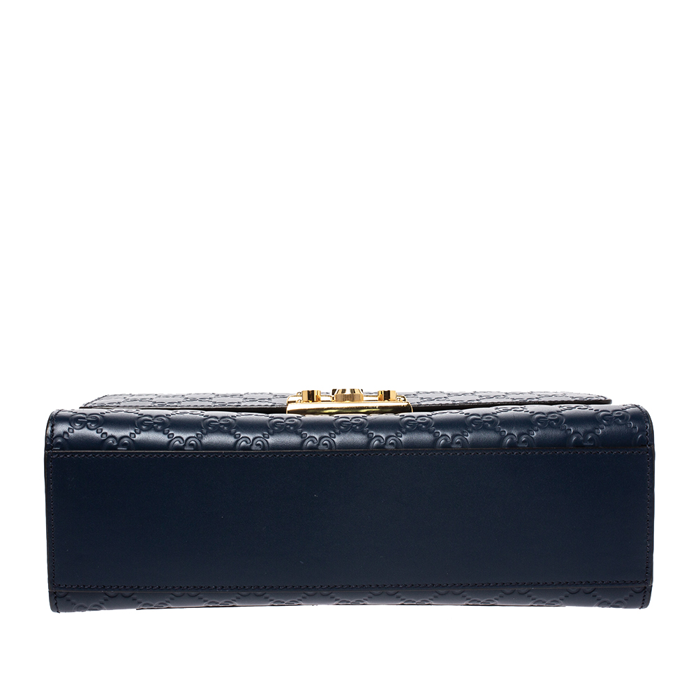 Navy blue 'Padlock Mini' shoulder bag Gucci - Vitkac TW