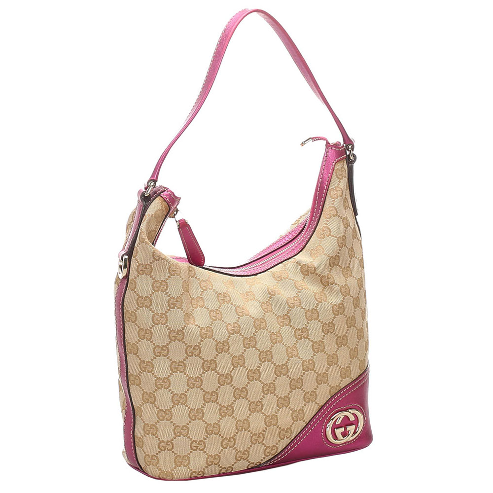 

Gucci Brown GG Canvas Britt Shoulder Bag