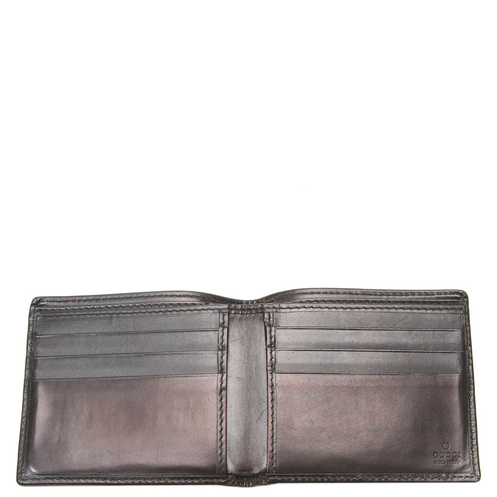 

Gucci Black Calfskin Leather Bi-Fold Wallet