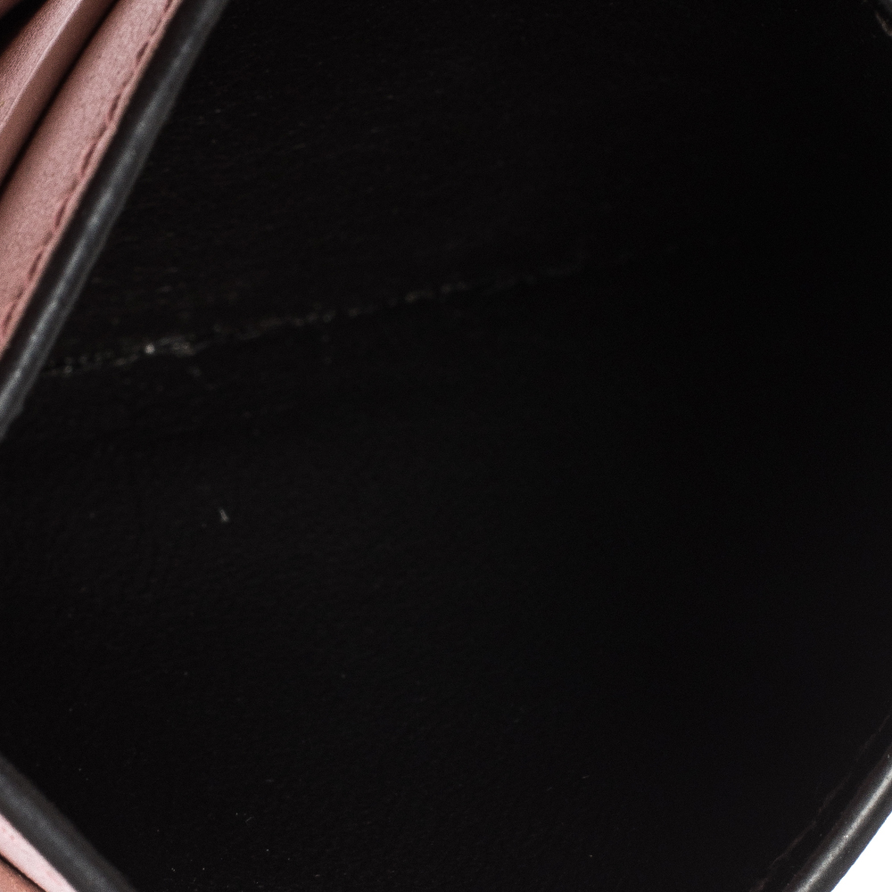 

Gucci Pink Microguccissima Leather Card Holder