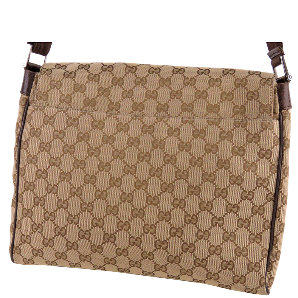 

Gucci Brown/Beige GG Canvas Crossbody Bag