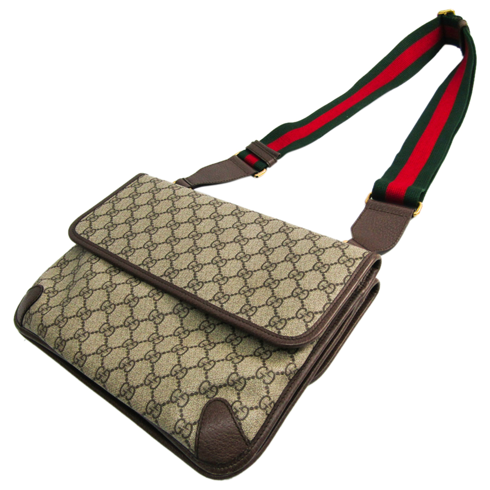 

Gucci Brown/Beige GG Supreme Canvas Neo Messenger Bag