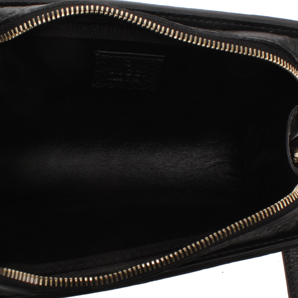 

Gucci Black Guccissima Leather Clutch Bag