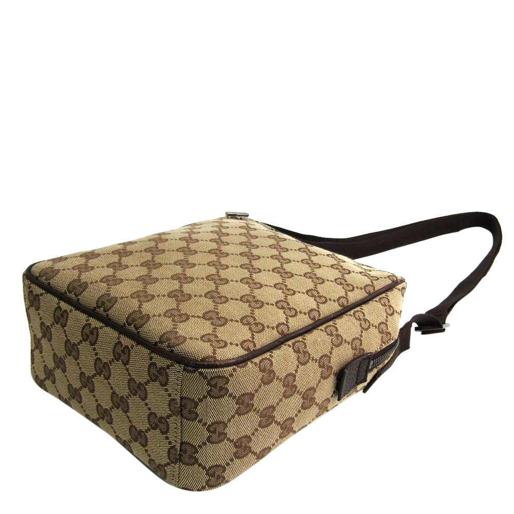 

Gucci Beige/Brown GG Canvas Shoulder Bag