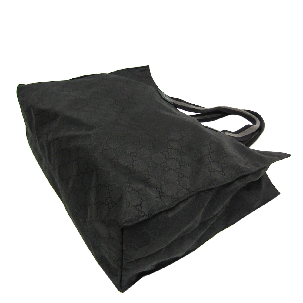

Gucci Black GG Canvas Nylon Tote Bag