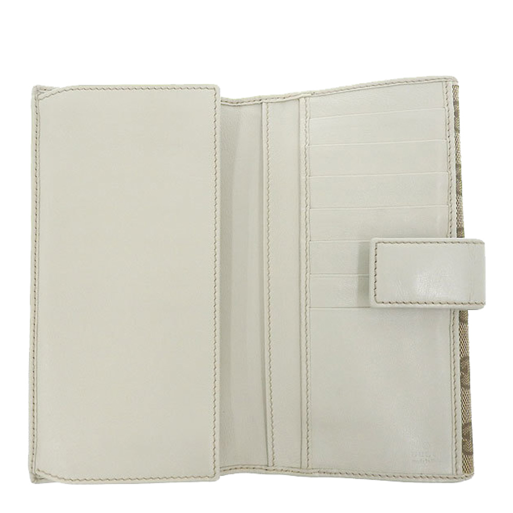 

Gucci Brown GG Canvas Mayfair Long Wallet