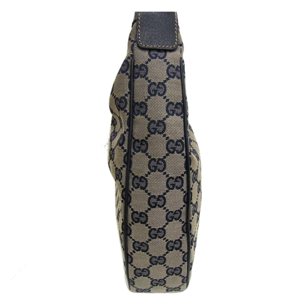 

Gucci Navy/Off White GG Canvas Shoulder Bag, Navy blue
