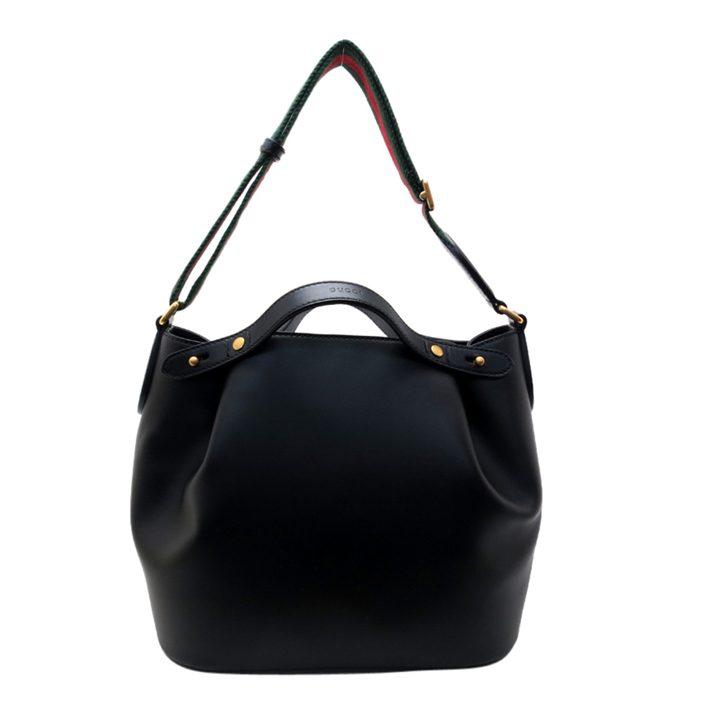 

Gucci Black Leather Shoulder Bag