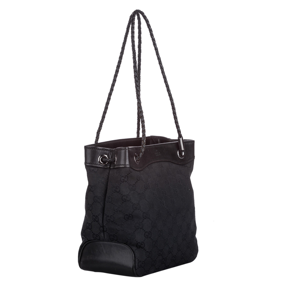 

Gucci Black GG Canvas Gifford Tote Bag