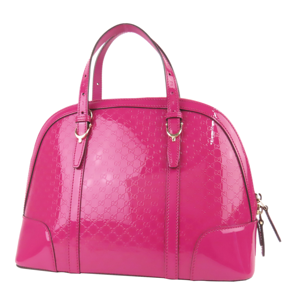 

Gucci Pink Microguccissima Leather Dome Satchel Bag