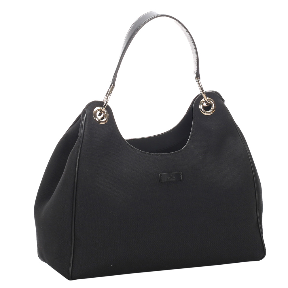 

Gucci Black Canvas Tote Bag
