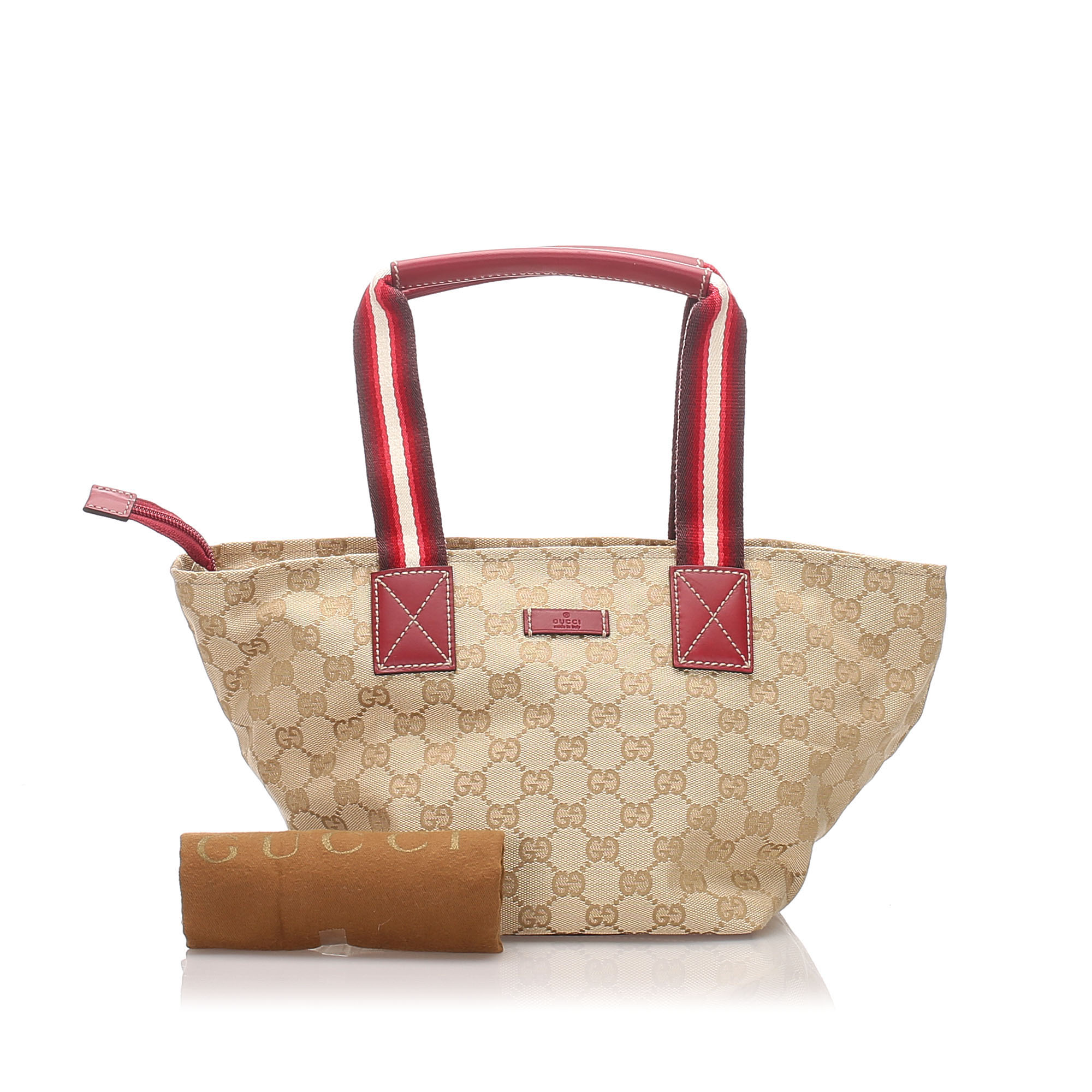 gucci canvas web tote
