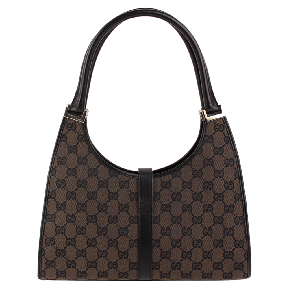 

Gucci Beige/Black GG Canvas Jackie Shoulder bag