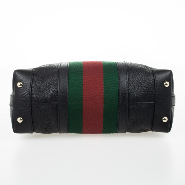 gucci bolsa black green red