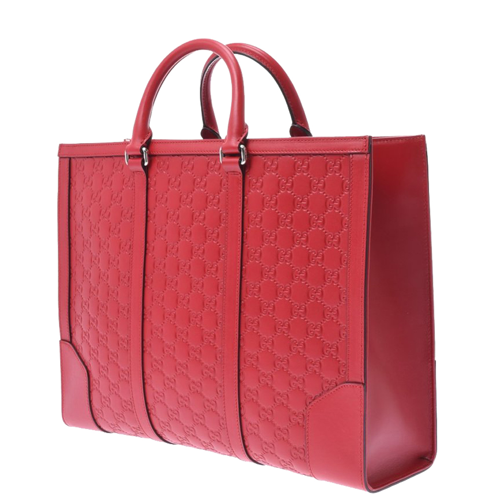 gucci red leather bags