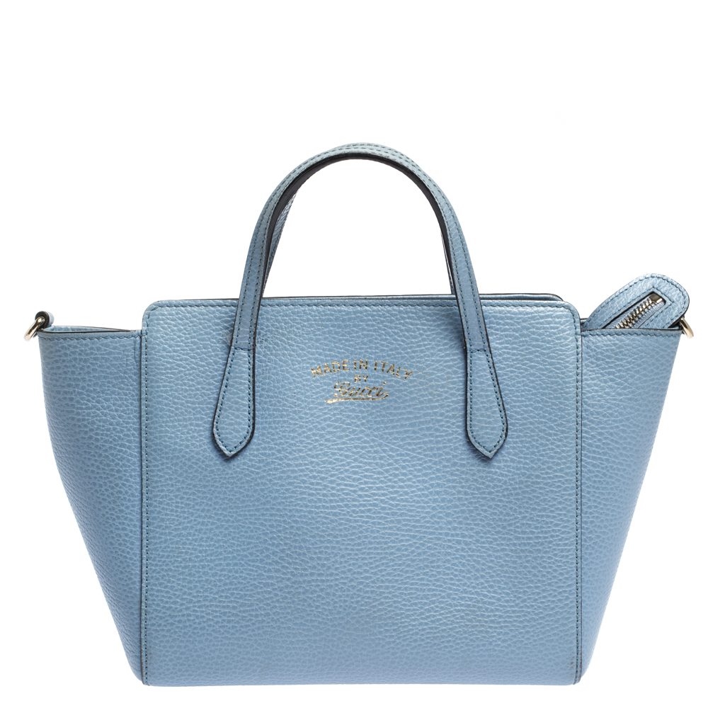 gucci blue tote