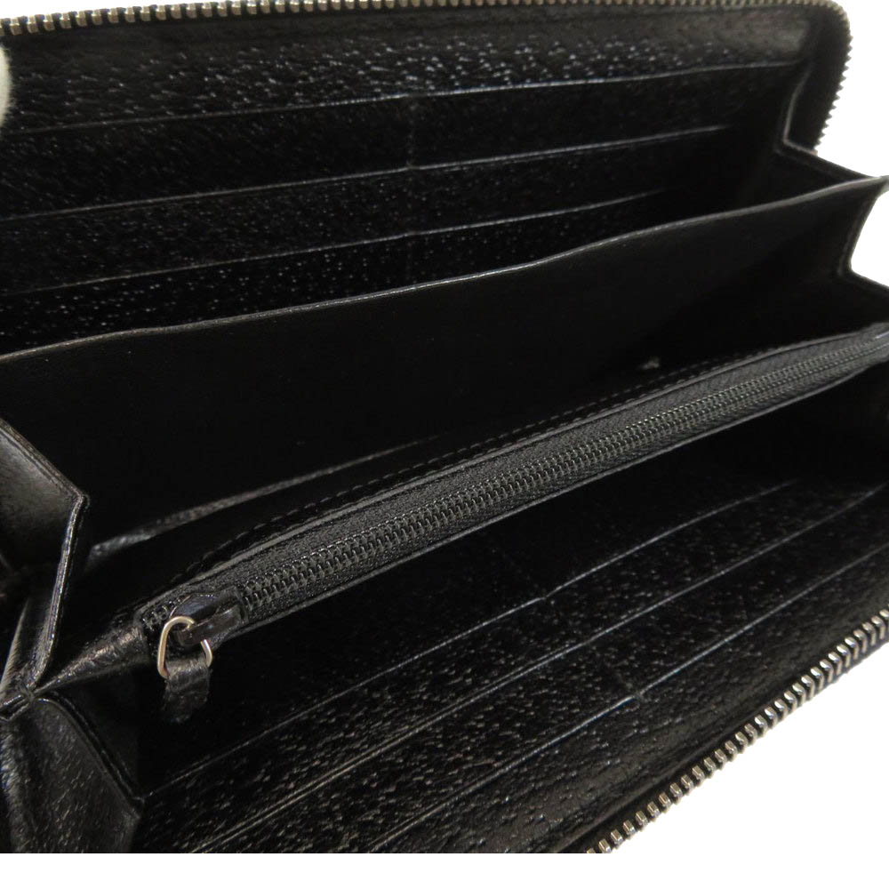 

Gucci Black GG Canvas Zippy Long Wallet