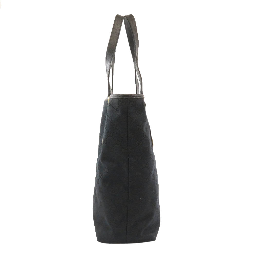 

Gucci Black GG Canvas Charmy Tote Bag