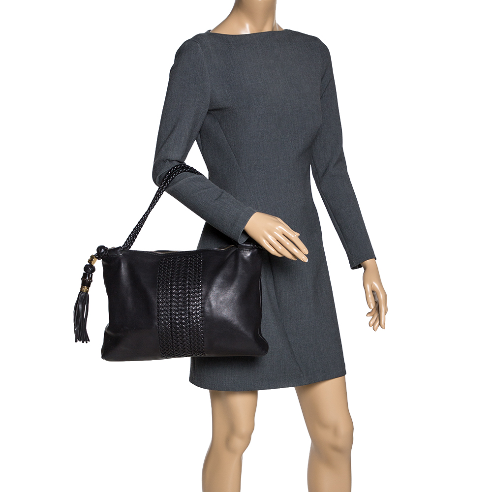 

Gucci Black Leather Medium Handmade Shoulder Bag