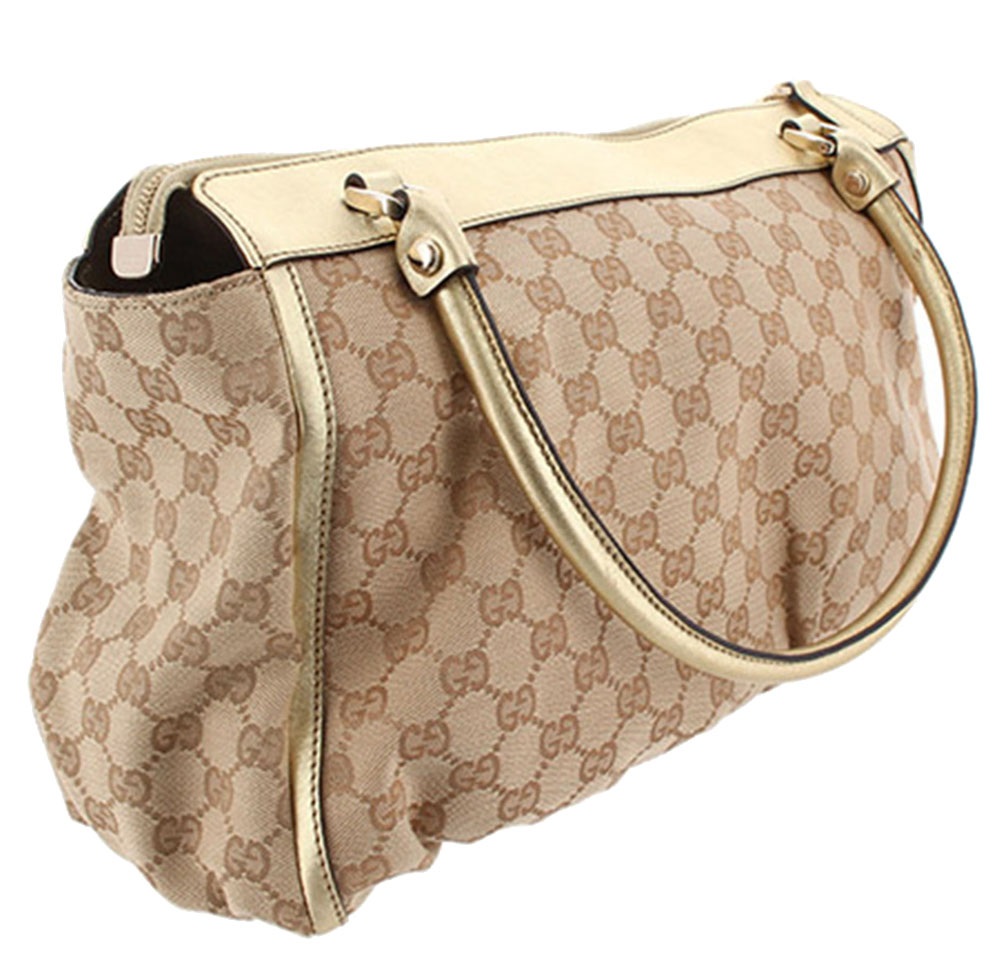 

Gucci Brown GG Canvas Abbey-D Ring Tote Bag