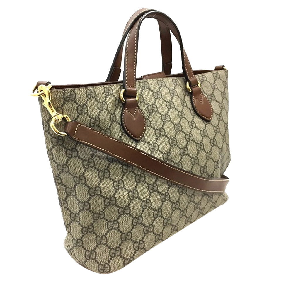 

Gucci Beige/Brown GG Supreme Canvas Tote Bag