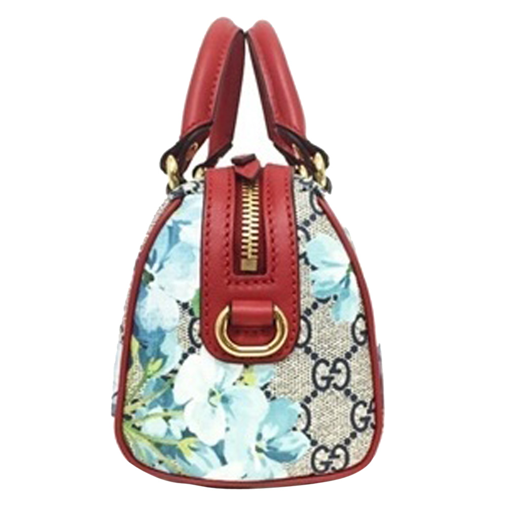 

Gucci Multicolor GG Supreme Canvas Blooms Small Boston Bag