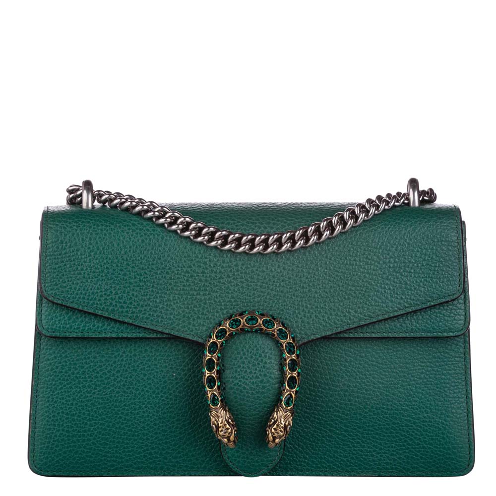 gucci dionysus green leather