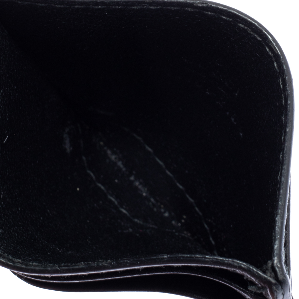 

Gucci Black Guccissima Leather Card Holder