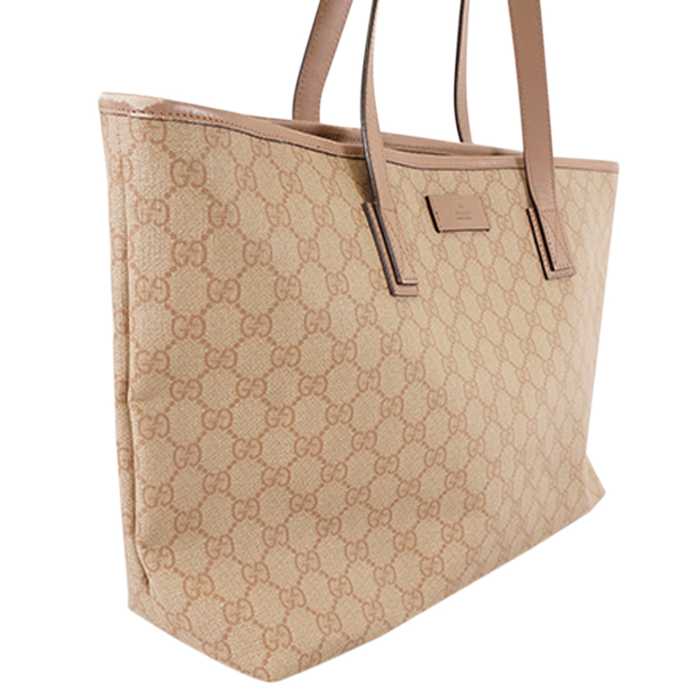 

Gucci Pink GG Canvas Supreme Tote