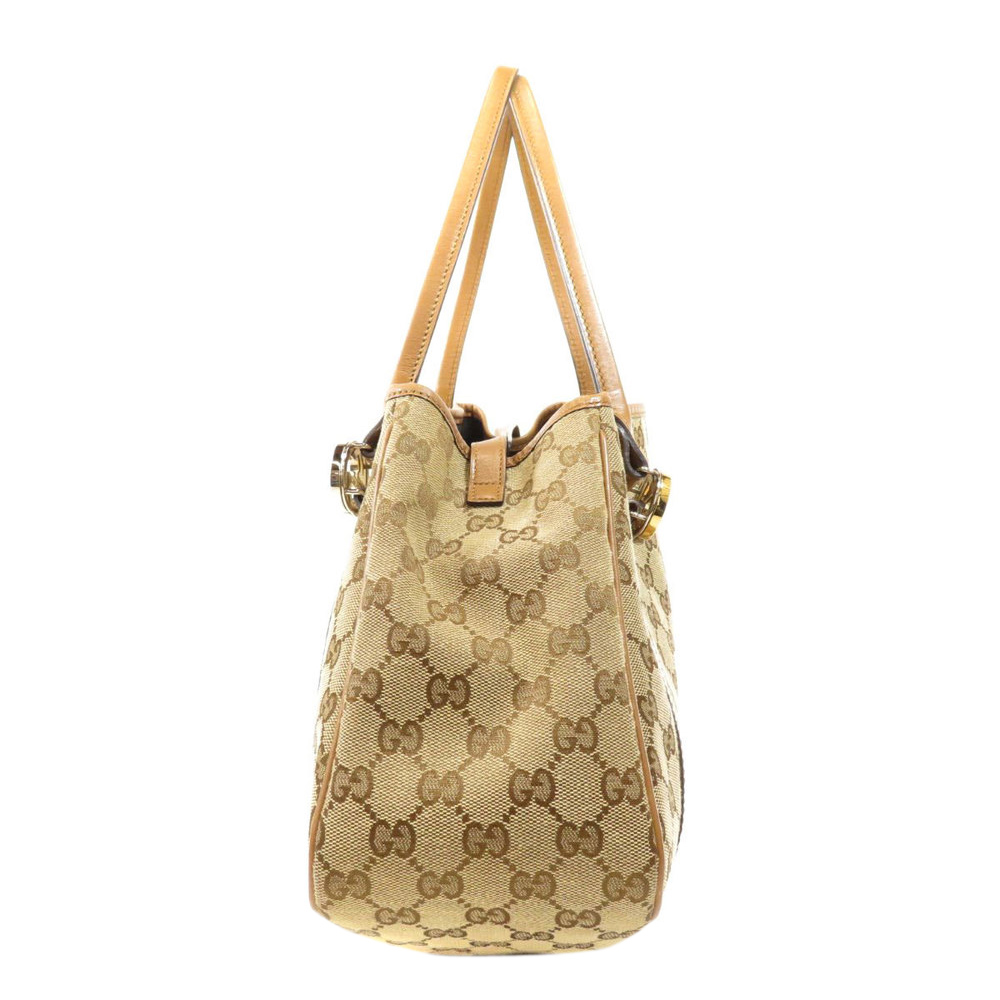 

Gucci Beige GG Canvas And Leather Medium Twins Hobos