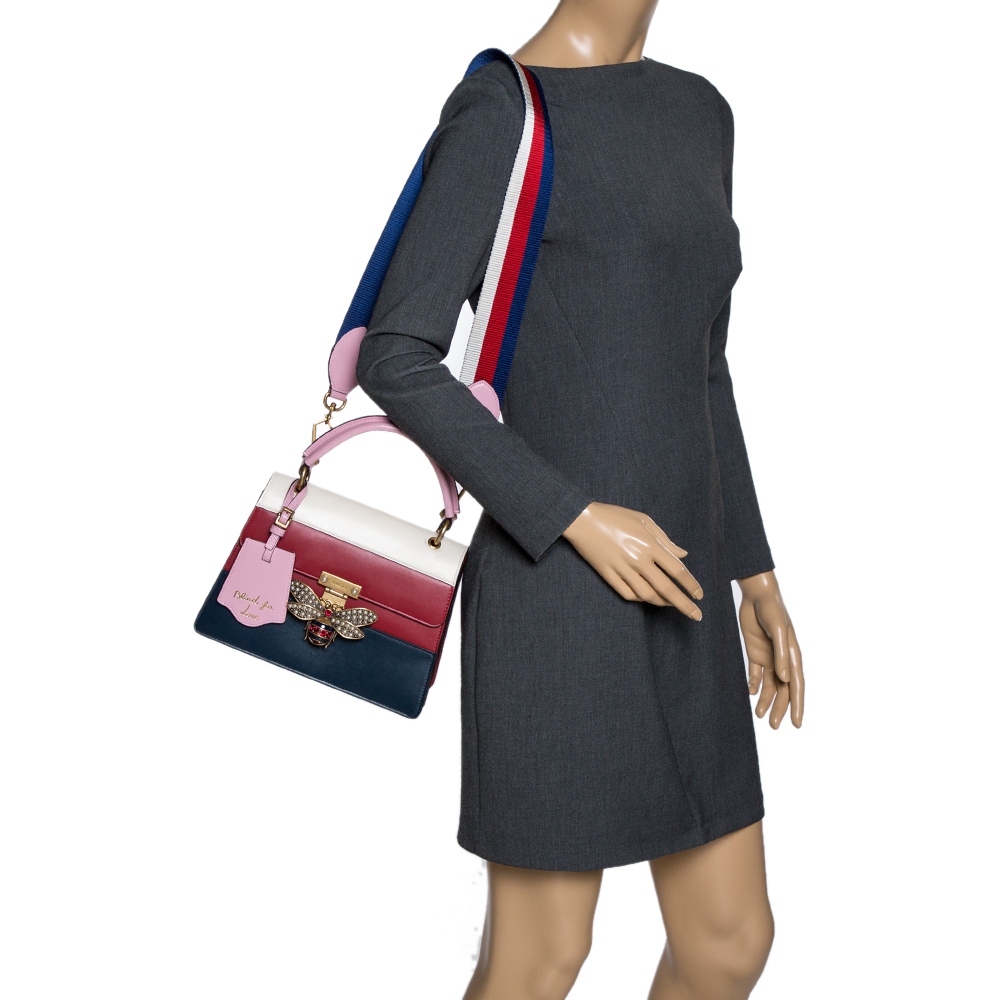 

Gucci Multicolor Leather Small Queen Margaret Top Handle Bag