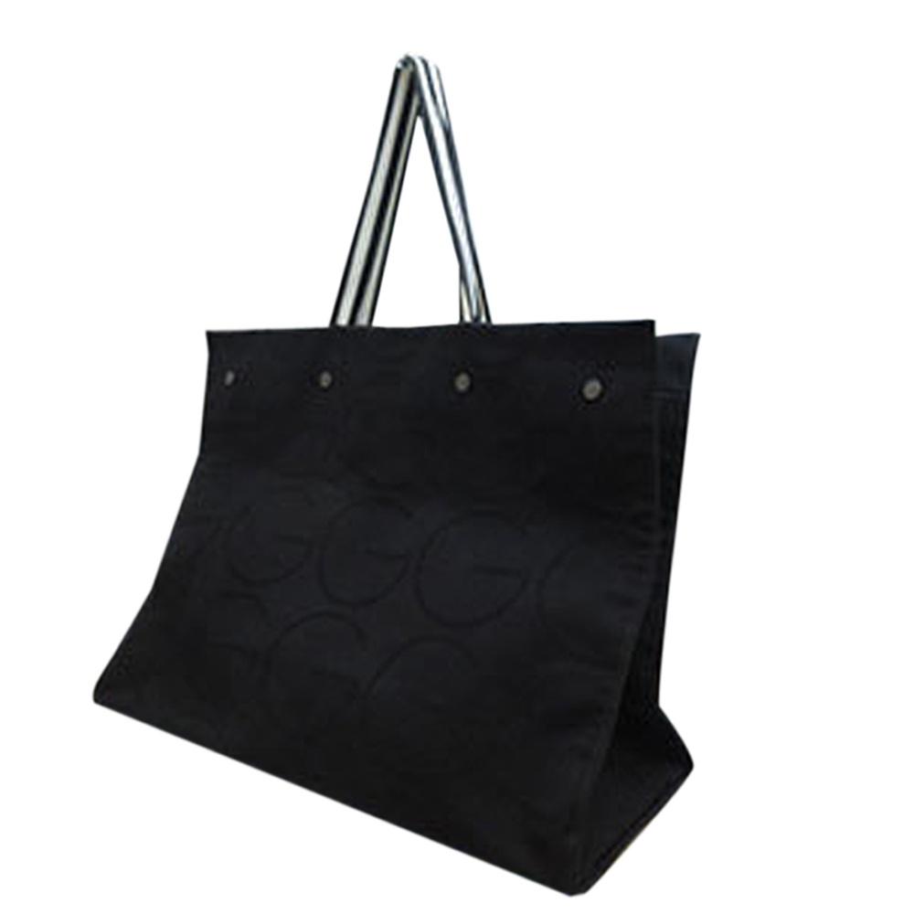 

Gucci Black Canvas Vintage GG Tote Bag