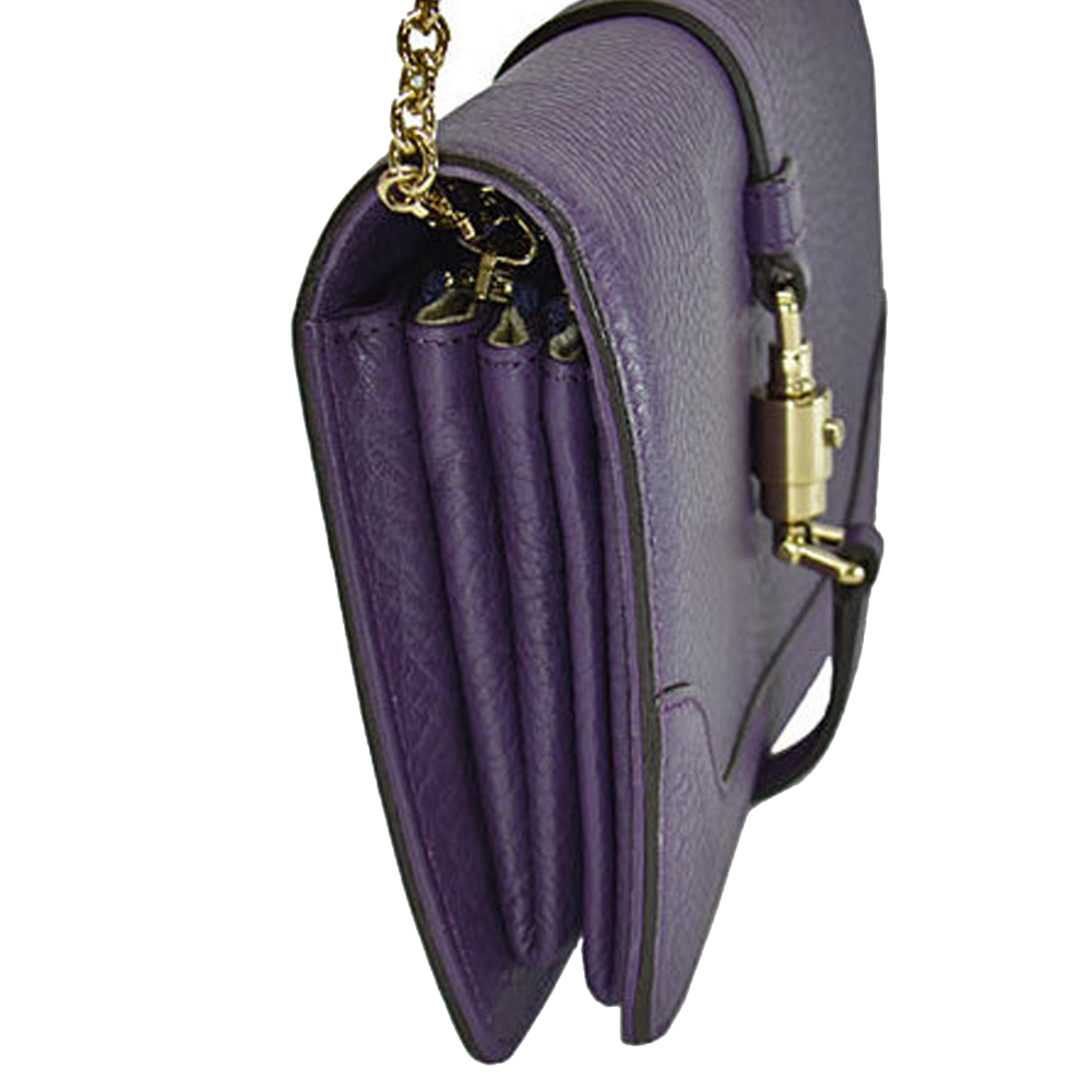 

Gucci Purple Leather Jackie Chain Shoulder Bag