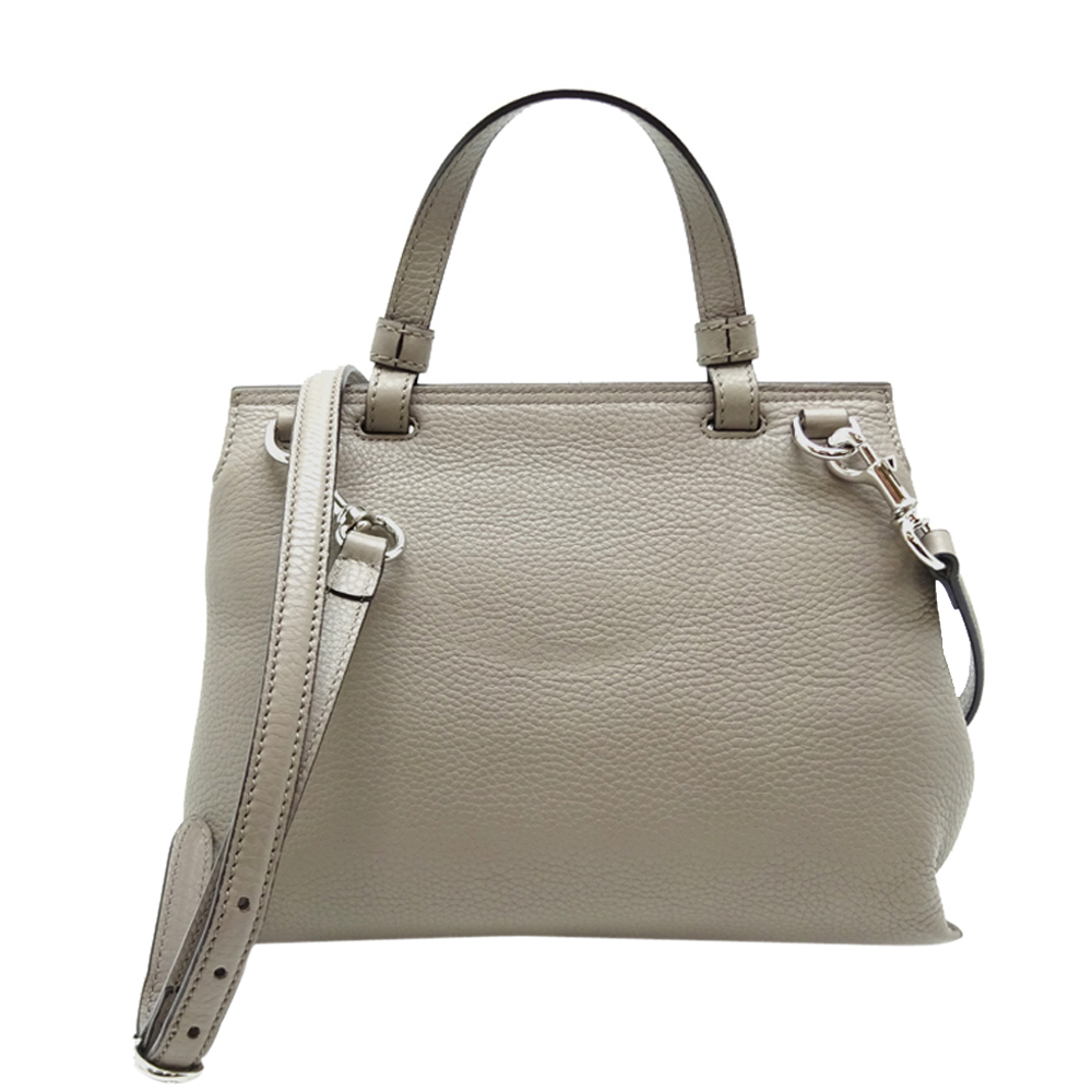 

Gucci Grey Leather Bamboo Daily Top Handle Bag