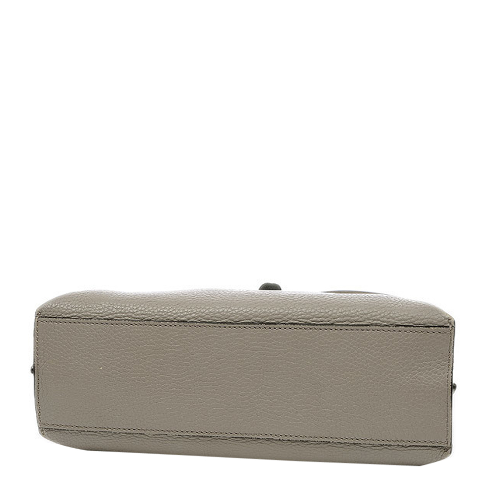 

Gucci Grey Leather Bamboo Daily Top Handle Bag