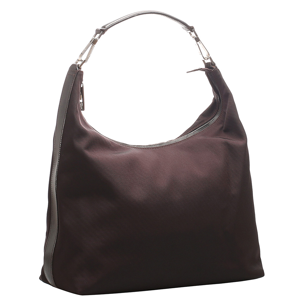 

Gucci Brown Nylon Shoulder Bag