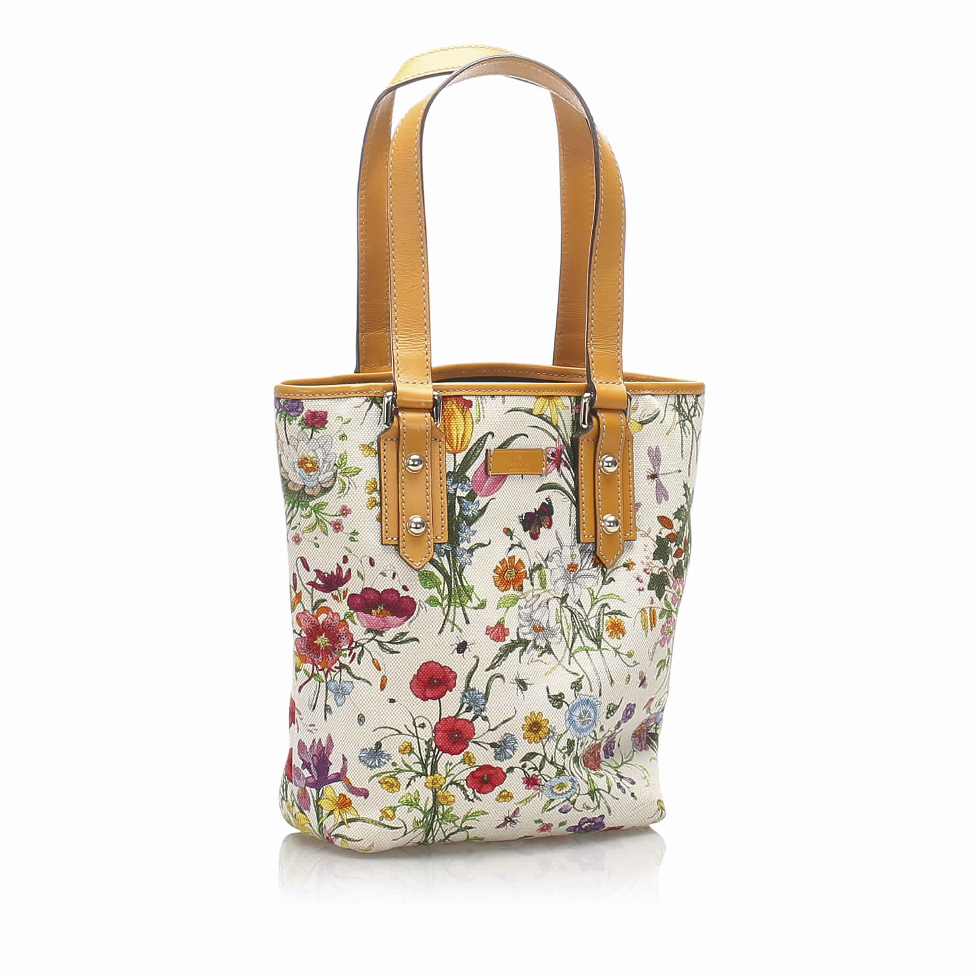

Gucci Multicolor Floral Canvas Tote Bag