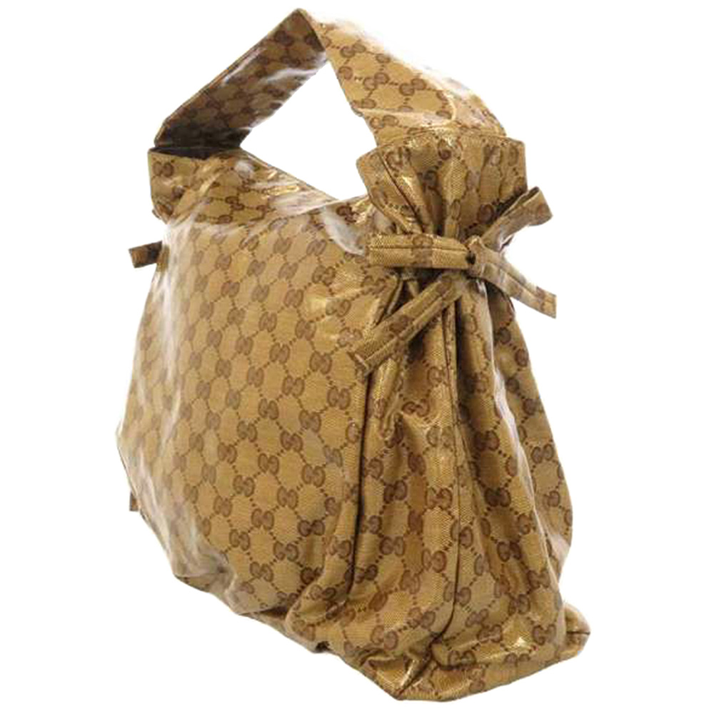 

Gucci Brown/ Beige GG Crystal Hysteria Tote Bag