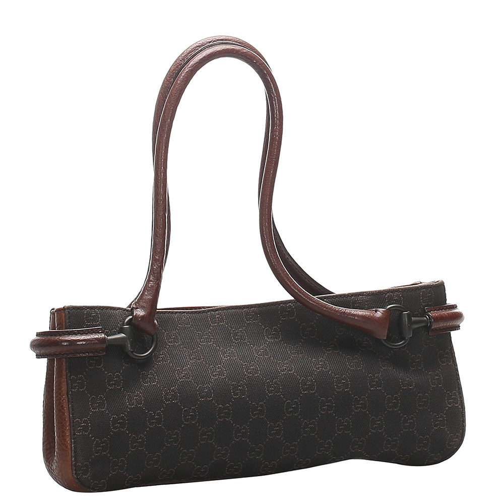 

Gucci Brown GG Canvas Baguette