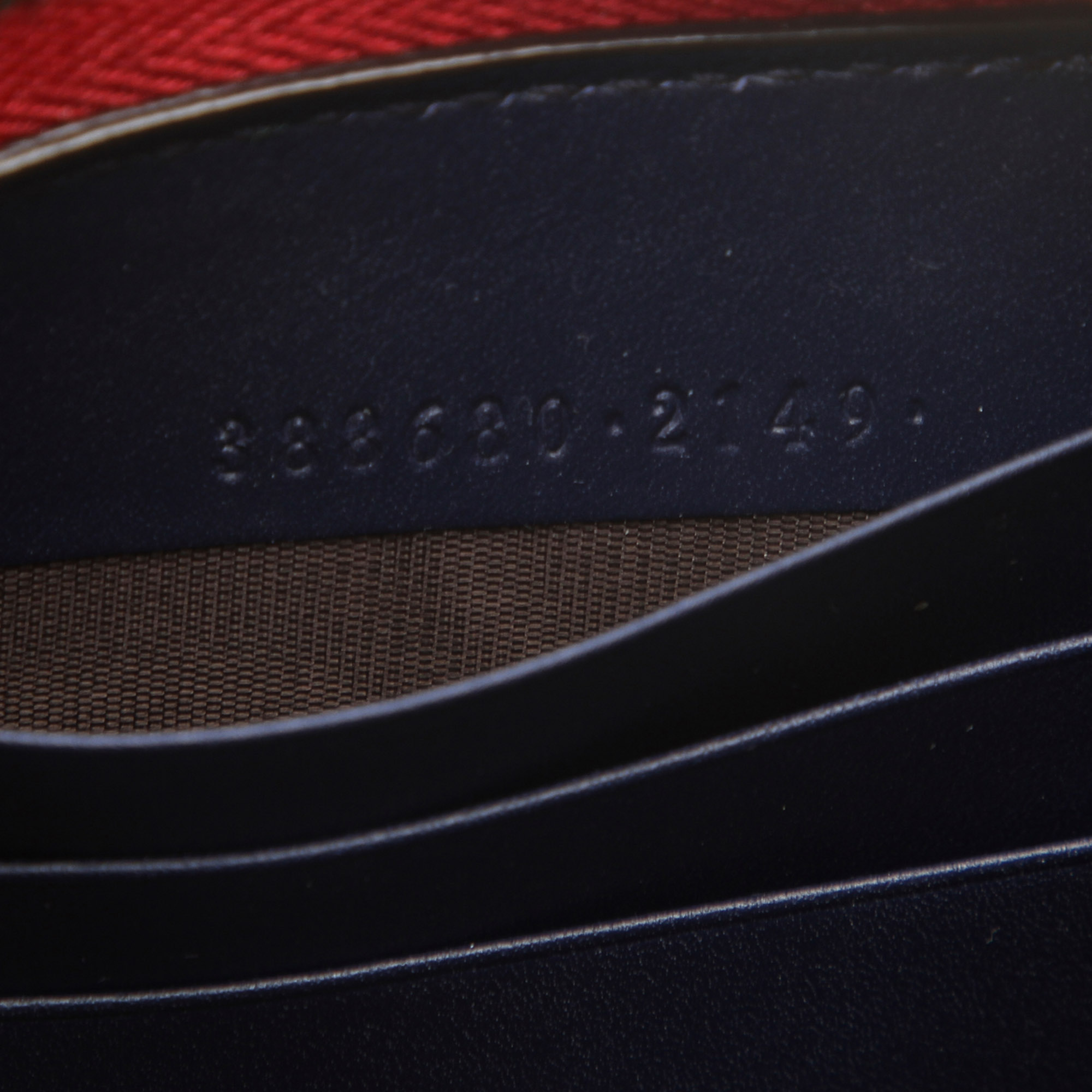 

Gucci Red Guccissima Leather Zip Around Long Wallet