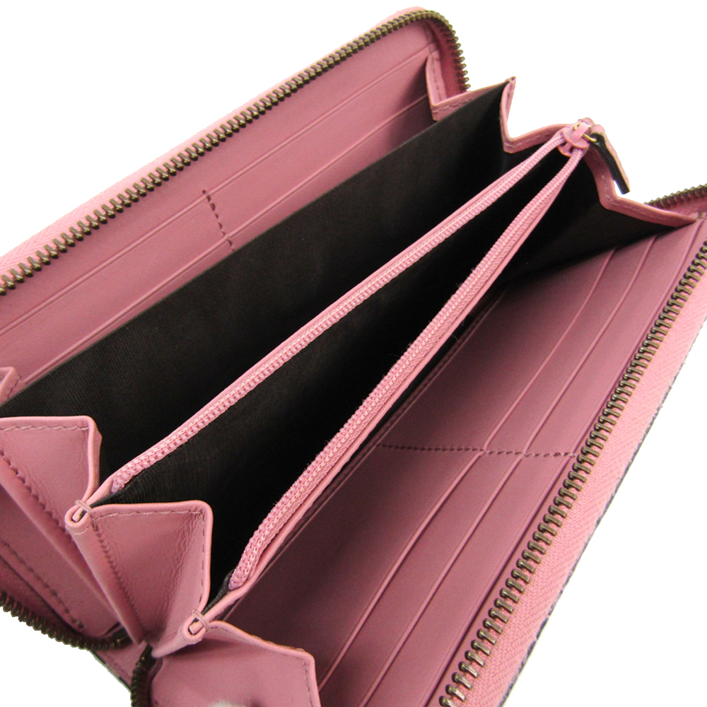 

Gucci Beige/Pink GG Supreme Canvas Wallet