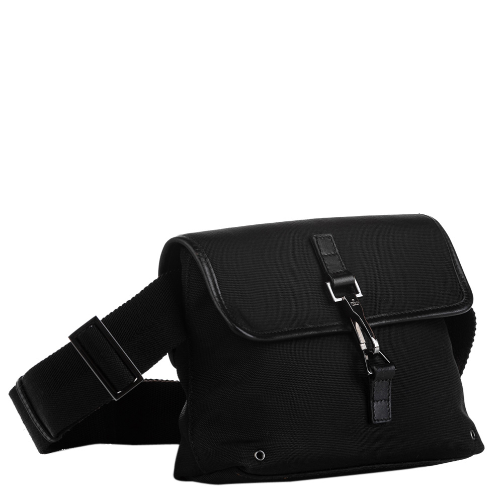 

Gucci Black Canvas Jackie Belt Bag